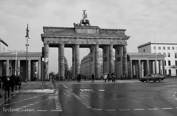 Porta di Brandeburgo, lato ovest
