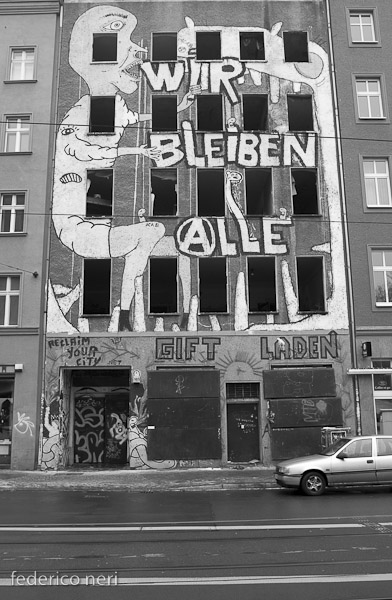 Abitazioni ancora abbandonate nella ex Berlino Est