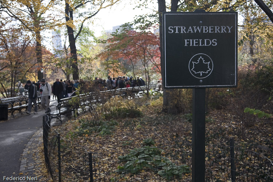 Strawberry Fields, John Lennon memorial,  Central Park