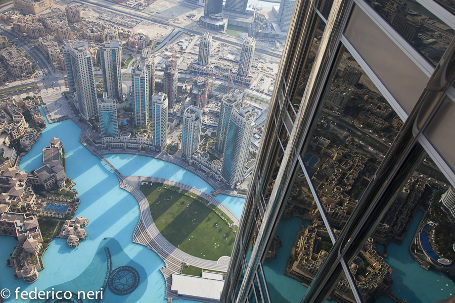 Dubai, vista dal Burj Khalifa