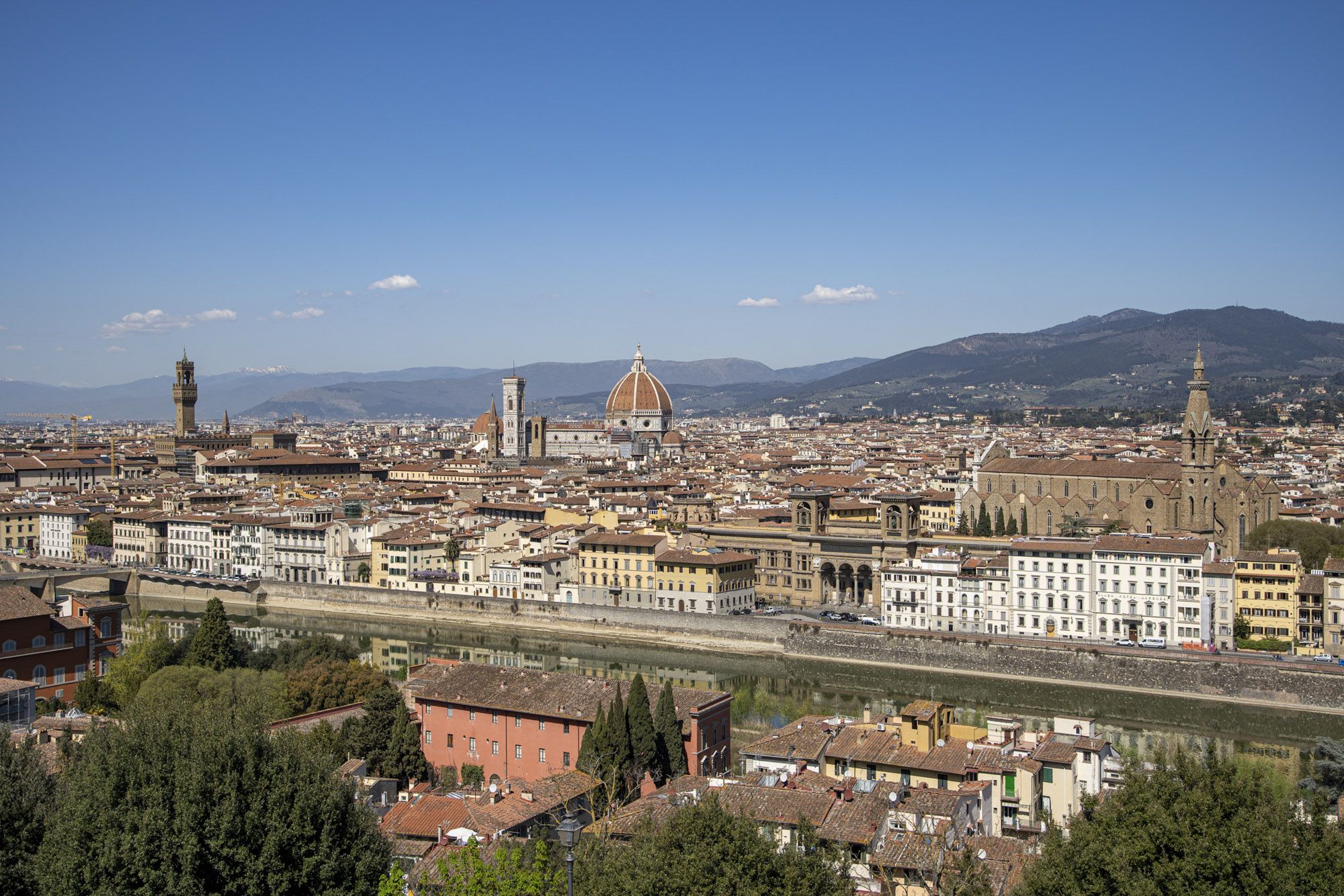 Firenze, zona rossa marzo 2021
