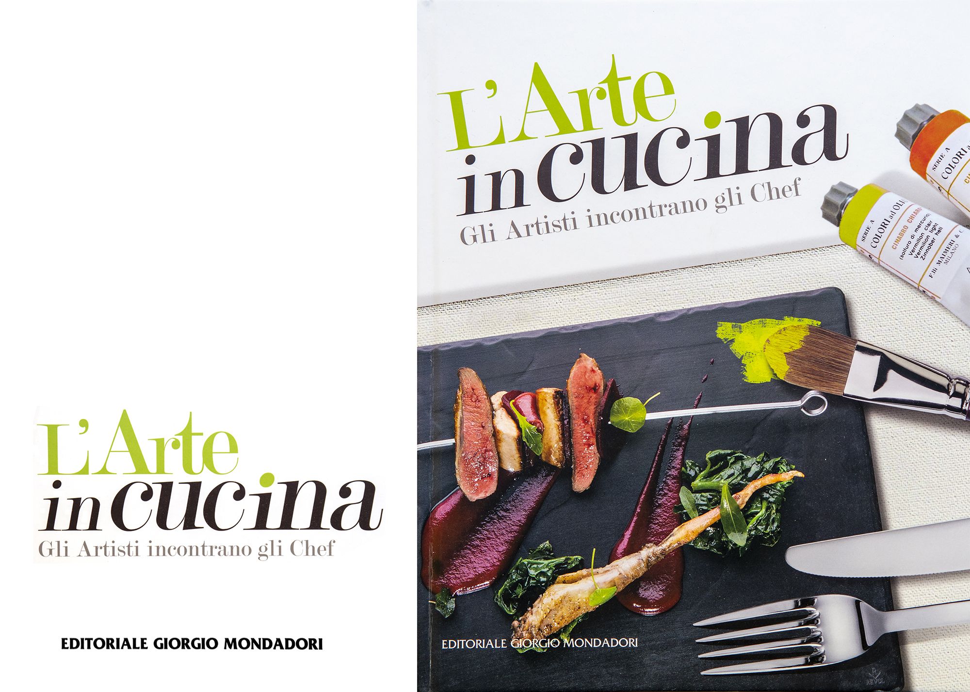 Copertina e servizi interni sul secondo volume de L′Arte in Cucina, Editoriale G.Mondadori