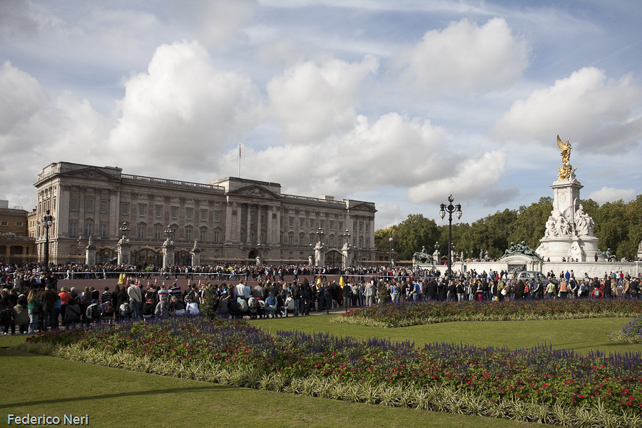 Buckingham Palace durante il cambio della guardia