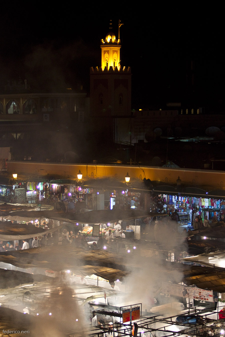 Marrakech, Piazza Djemaa el- Fna di notte