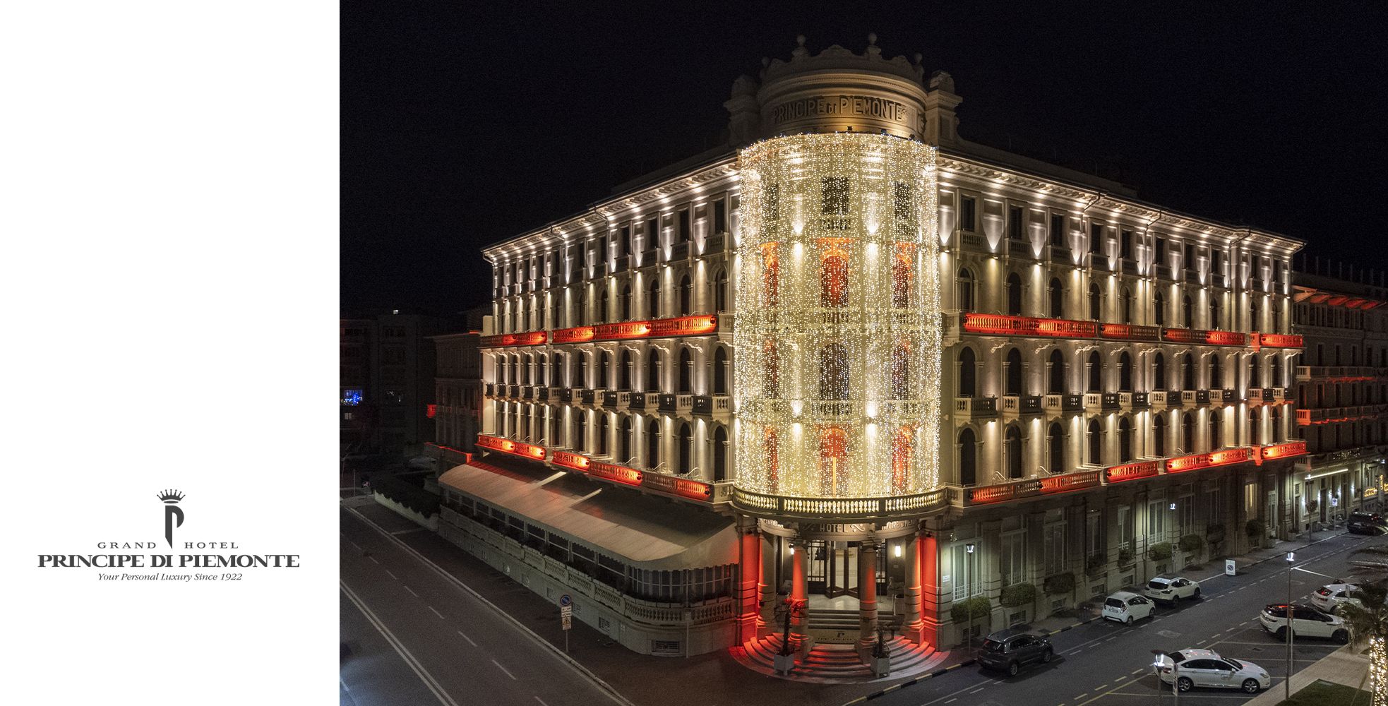 Grand Hotel Principe di Piemonte Viareggio, immagini natalizie